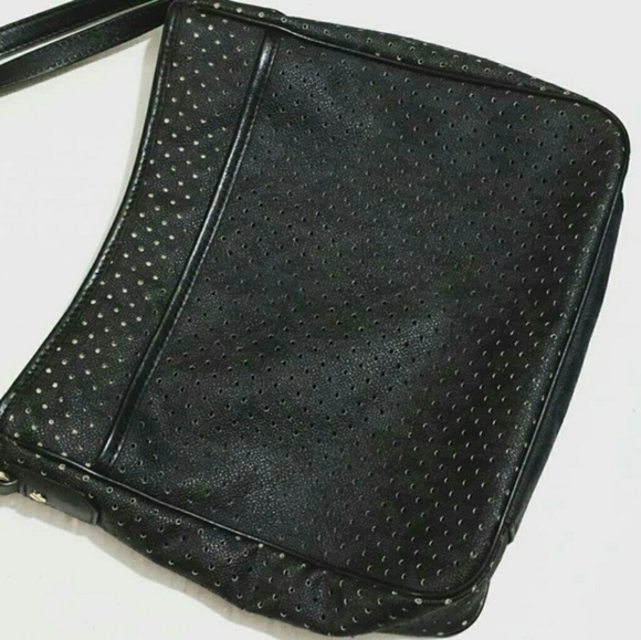 Michael Kors Perforated Leather Signature Bag - Picture 3 of 7